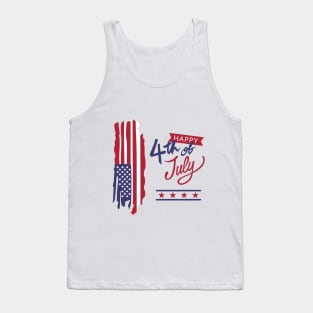 4th of July Independence Day Design Tank Top